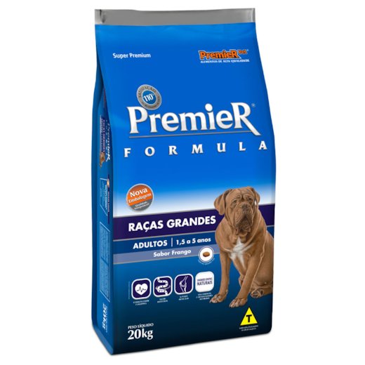 Racao Caes Premier Formula Raca Grande Ad 20kg Frango