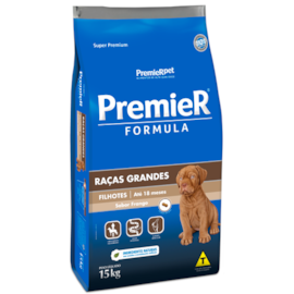 Racao Caes Premier Formula Raca Grande Filh 15kg Frango