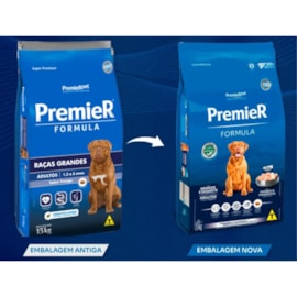 Ração Cães Premier Fórmula Raças Grandes Adulto 15kg Frango