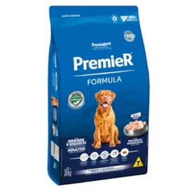 RACAO CAES PREMIER FORMULA RACAS GRANDES ADULTO 20KG FRANGO