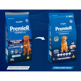 RACAO CAES PREMIER FORMULA RACAS GRANDES ADULTO 20KG FRANGO