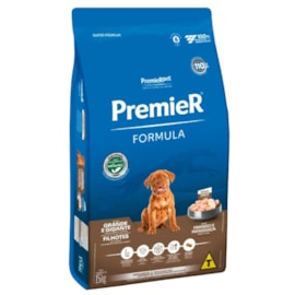 RACAO CAES PREMIER FORMULA RACAS GRANDES FILHOTES 15KG FRANGO