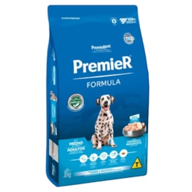 RACAO CAES PREMIER FORMULA RACAS MEDIAS ADULTO 20KG FRANGO