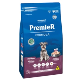 RACAO CAES PREMIER FORMULA RACAS PEQUENAS ADULTO 2,5KG FRANGO