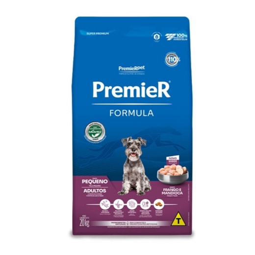 Ração Cães PremieR Fórmula Raças Pequenas Adulto 20kg Frango