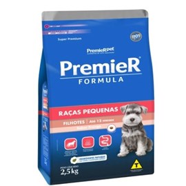 Ração Cães Premier Fórmula Raças Pequenas Filhotes 2,5Kg Frango