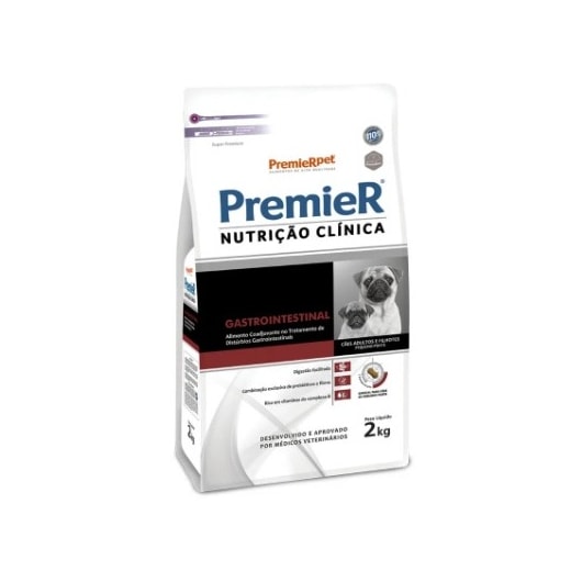 Ração Caes Premier Nutrição Clinica Gastro Intestinal 02Kg Pequeno