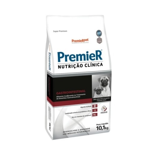 Ração Caes Premier Nutrição Clinica Gastro Intestinal 10,1Kg Adulto Raças Pequena