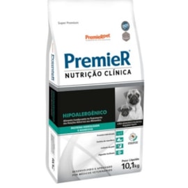 Ração Caes Premier Nutrição Clinica Hipoalergenica 10,1Kg Pequeno Medio