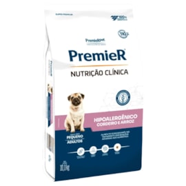 Ração Cães Premier Nutrição Clínica Hipoalergênica 10,1kg Raças Pequenas Cordeiro