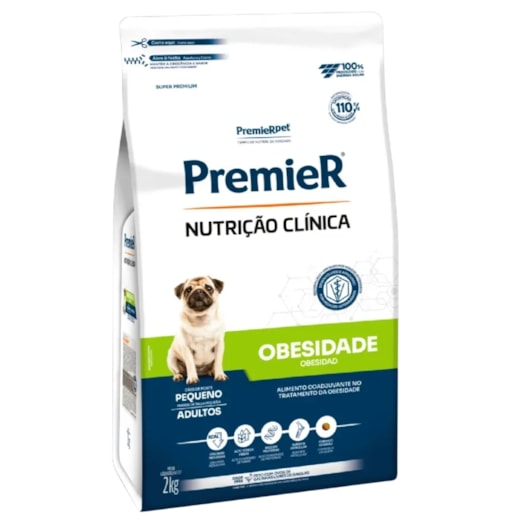 Ração Cães Premier Nutrição Clínica Obesidade 2kg Raças Pequenas
