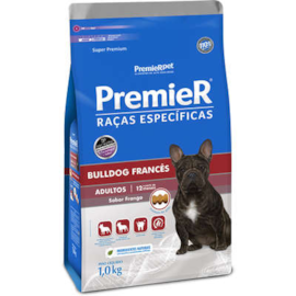 Ração Cães Premier Raças Específicas Adulto Bulldog 01Kg Frango