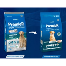 Ração Cães Premier Raças Especificas Adulto Labrador 12kg