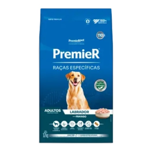 Ração Cães PremieR Raças Especificas Adulto Labrador 12kg