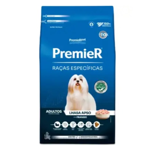 Ração Cães PremieR Raças Especificas Adulto Lhasa 1kg