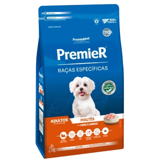 Ração Cães Premier Raças Especificas Adulto Maltês 2,5kg