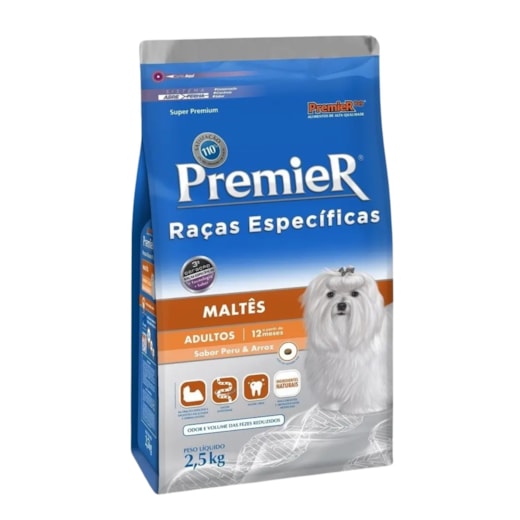 Ração Cães PremieR Raças Especificas Adulto Maltês 2,5kg
