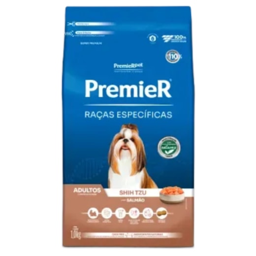Ração Cães PremieR Raças Especificas Adulto Shih-tzu 1kg Salmão