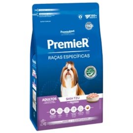 RACAO CAES PREMIER RACAS ESPECIFICAS ADULTO SHIH-TZU 2,5KG FRANGO