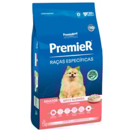 RACAO CAES PREMIER RACAS ESPECIFICAS ADULTO SPITZ ALEMAO 7,5KG FRANGO