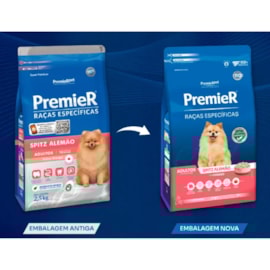 RACAO CAES PREMIER RACAS ESPECIFICAS ADULTO SPITZ ALEMAO 7,5KG FRANGO