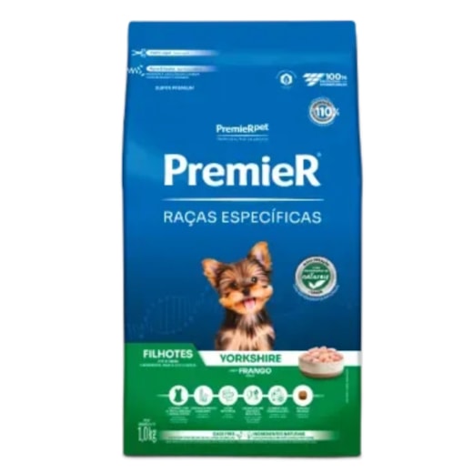 Ração Cães PremieR Raças Especificas Adulto Yorkshire 1kg Frango
