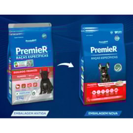 RACAO CAES PREMIER RACAS ESPECIFICAS FILHOTES BULLDOG 2,5KG FRANGO