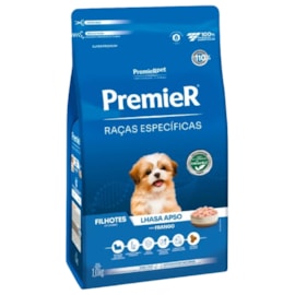 RACAO CAES PREMIER RACAS ESPECIFICAS FILHOTES LHASA 01KG