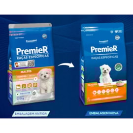 RACAO CAES PREMIER RACAS ESPECIFICAS FILHOTES MALTES 2,5KG