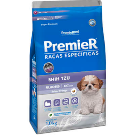 Ração Cães Premier Raças Especificas Filhotes Shitzu 01Kg Frango