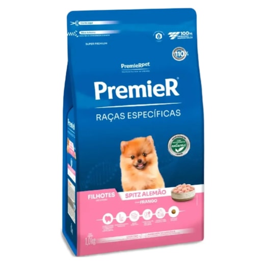 Ração Cães PremieR Raças Especificas Filhotes Spitz Alemão 1kg