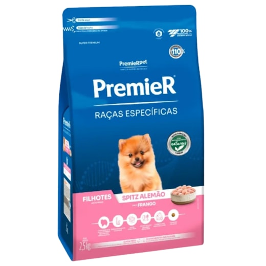 Ração Cães Premier Raças Especificas Filhotes Spitz Alemão 2,5kg