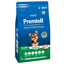 RACAO CAES PREMIER RACAS ESPECIFICAS FILHOTES YORKSHIRE 2,5KG FRANGO