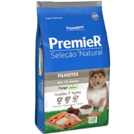 Ração Cães Premier Seleção Natural Adulto Filhotes 10,1kg Frango