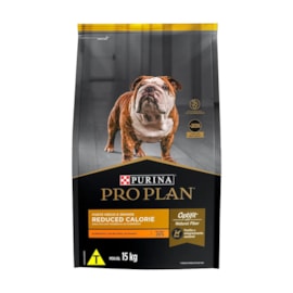 RACAO CAES PRO PLAN AD CALORIA REDUZIDA MED/GDE 15KG