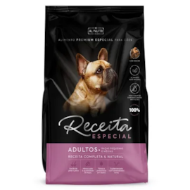Ração Cães Receita Adulto Raça Pequena e Média 01kg
