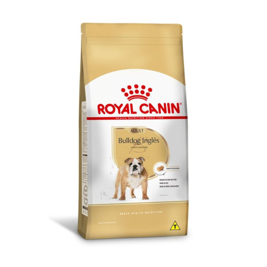 Ração Cães Royal Canin Bulldog Inglês Adulto 12Kg