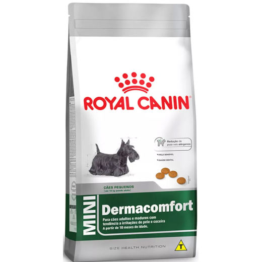 Ração Cães Royal Canin Dermacomfort Mini/Pequeno  2,5Kg