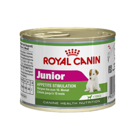 RAÇÃO CÃES ROYAL CANIN LATA MINI JUNIOR 195GR