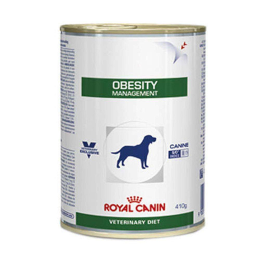 RAÇÃO CÃES ROYAL CANIN LATA OBESITY CANINE 410GR