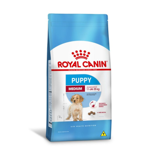 RACAO CAES ROYAL CANIN MEDIUM PUPPY 15KG