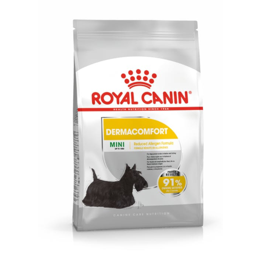 RACAO CAES ROYAL CANIN MINI DERMACOMFORT 7,5KG