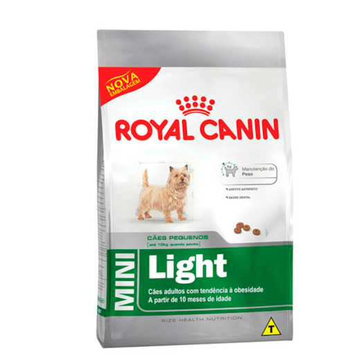 RACAO CAES ROYAL CANIN MINI LIGHT 7,5KG