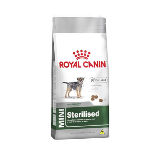 RAÇÃO CÃES ROYAL CANIN MINI STERILISED 01KG