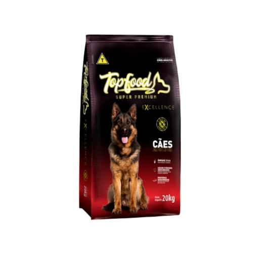 Ração Cães Top Food Adulto 28% 20Kg Frango/Arroz