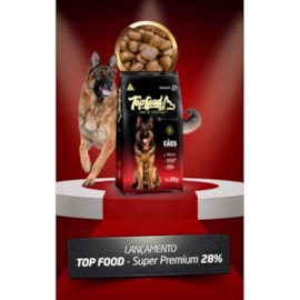 Ração Cães Top Food Adulto 28% 20Kg Frango/Arroz