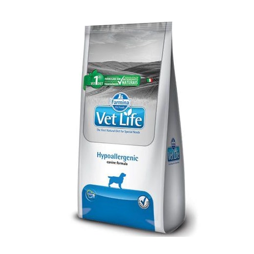 Ração Cães Vet Life Hypoallergenic 10,1KG