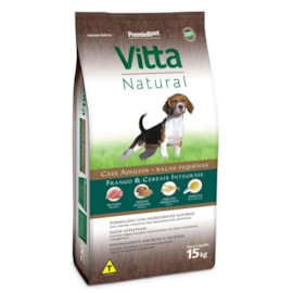 Ração Caes Vitta Natural Adulto Raça Pequena Frango/Cereais