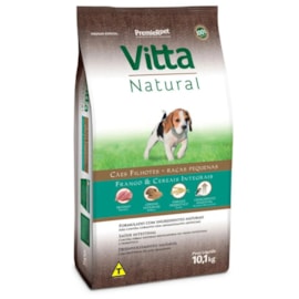 RACAO CAES VITTA NATURAL FILH RC PEQ FRG/CER 10,1KG