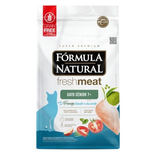Ração Gato Formula Natural Adulto Frango Fresh Meat 10,1kg Sênior